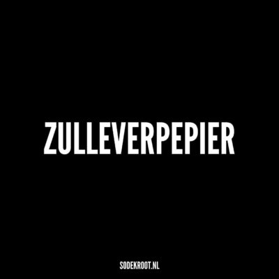 Zulleverpepier