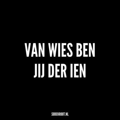 van wies ben jij der ien