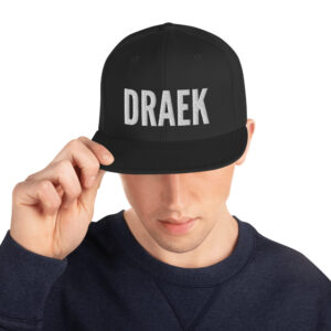 Baseball Cap - Witte Draek 3D
