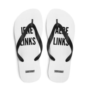 Slippers wit - iene links aere links