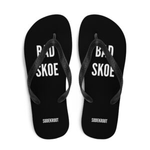Slippers zwart - bad skoe