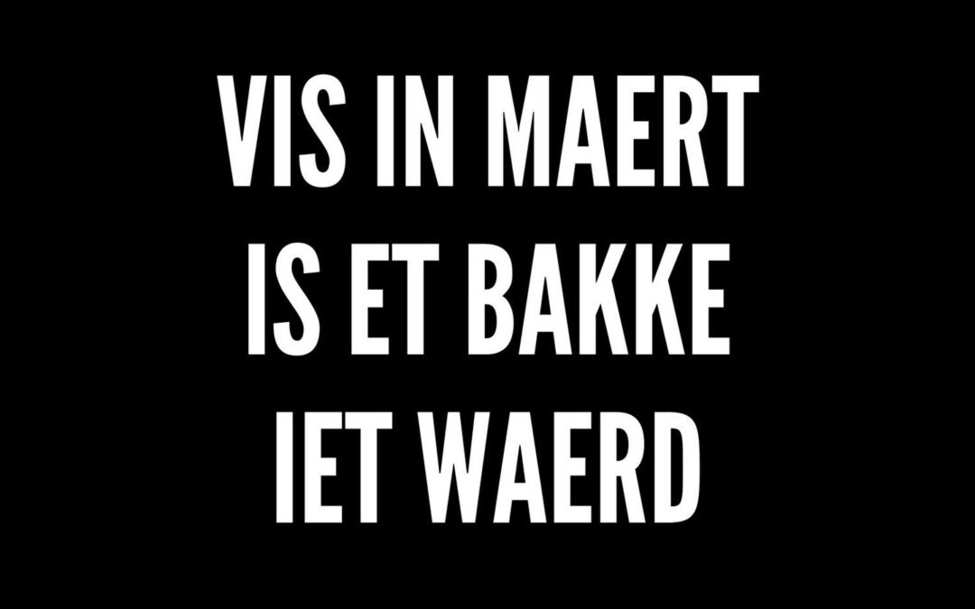 Vis in maert is et bakke iet waerd…..betekenis: de visvangst is te vroeg en nog niet lekker; je bent er te vroeg bij#sodekroot #tagmekander #skitterend #trotsopmijndorp #dialect #kattuk #kattuks #kattuksvolk #kattuker #katwijks #katwijk #katwijkaandenrijn #katwijkaanzee #katwijkzee #kattukzee #kattukbinnen #gemeentekatwijk